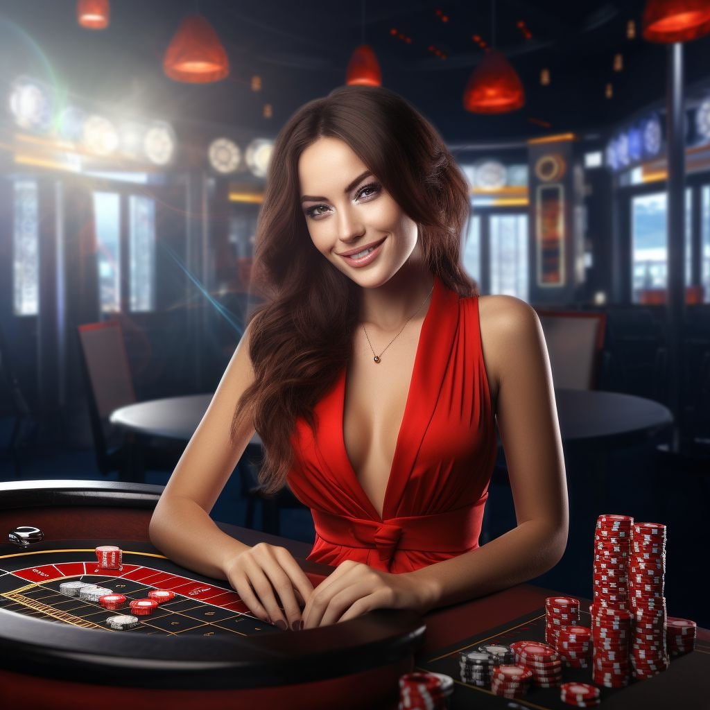 Tampilan meja blackjack live Evolution Gaming di aplikasi mobile hoki1881